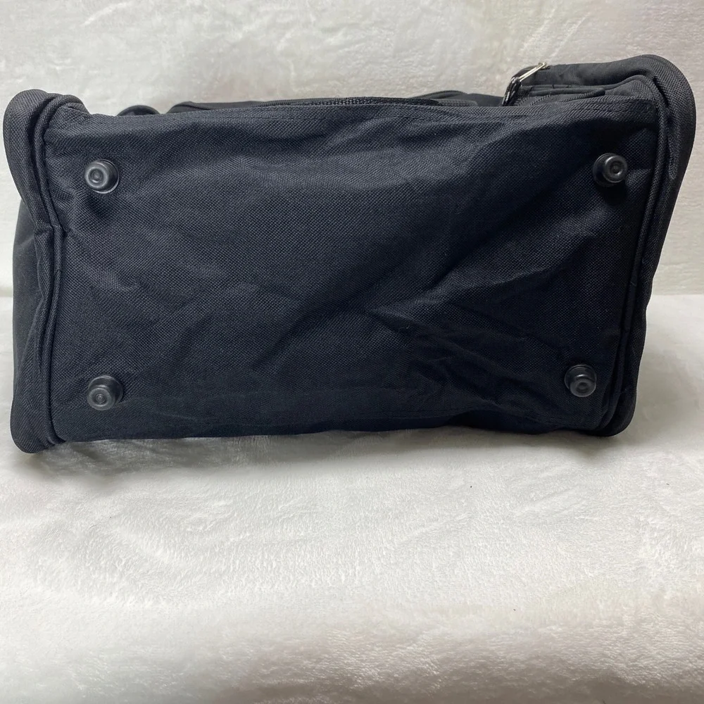 Samsonite Black Nylon Duffel‎ Carry On Travel Weekend Overnight Shoulder Strap